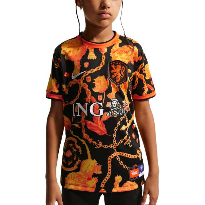 Nike Nike X Patta Kids' Quick Dry T Shirts Crew Neck Moderate