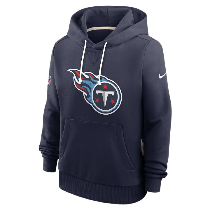 Nike Nike Sweatshirts Women's Marine Blue Hooded Non Detachable Moderate