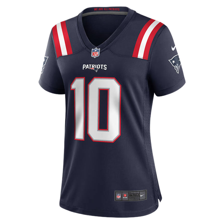 Nike Nike Rugby Jerseys Women's Marine Blue V Neck Moderate