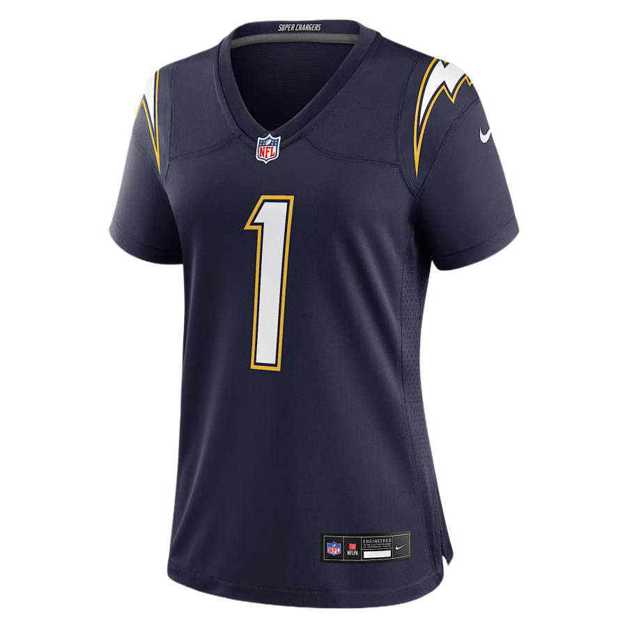 Nike Nike Rugby Jerseys Women's Marine Blue V Neck Moderate