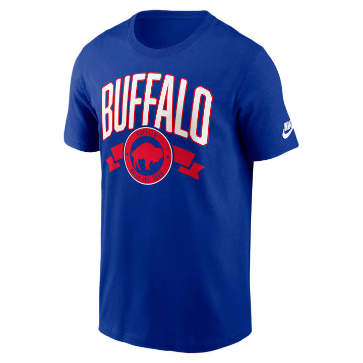 Nike Nike NFL T Shirts Men's Royal Crew Neck Moderate