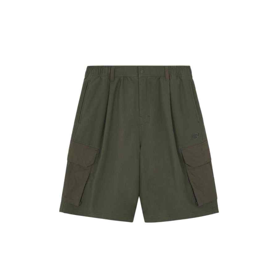 New Balance New Balance Cargo Shorts Unisex Khaki Moderate Wide Leg Pants