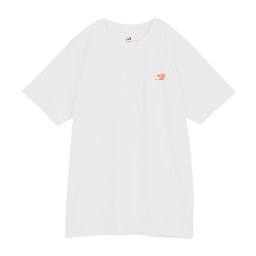 New Balance New Balance T Shirts Men's White Crew Neck Moderate