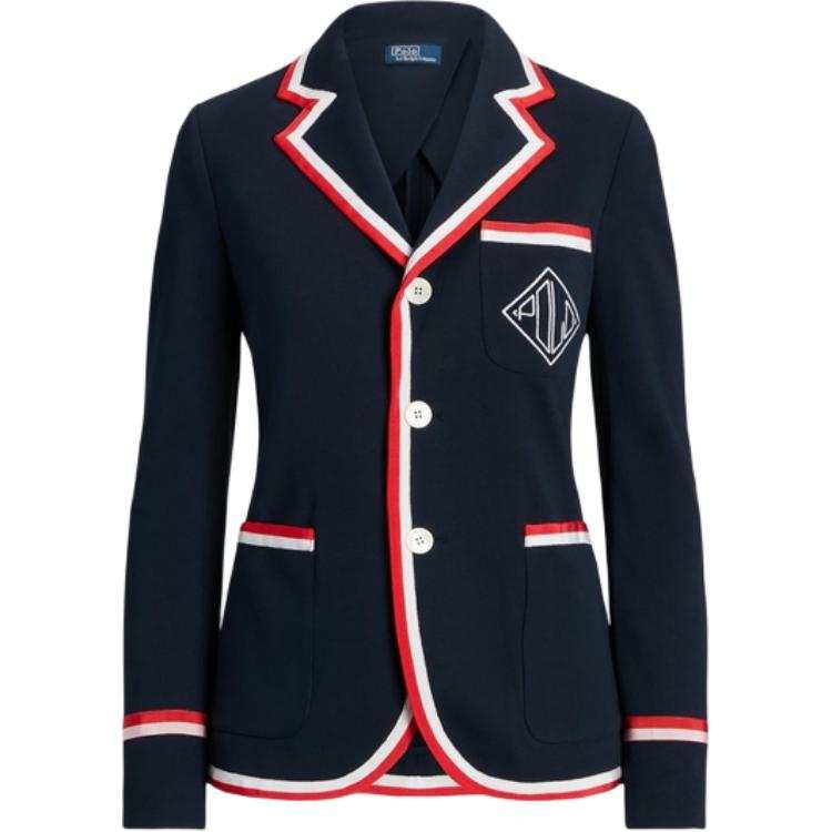 Polo Ralph Lauren Business Suits Women's Marine Blue Lapel Moderate Other