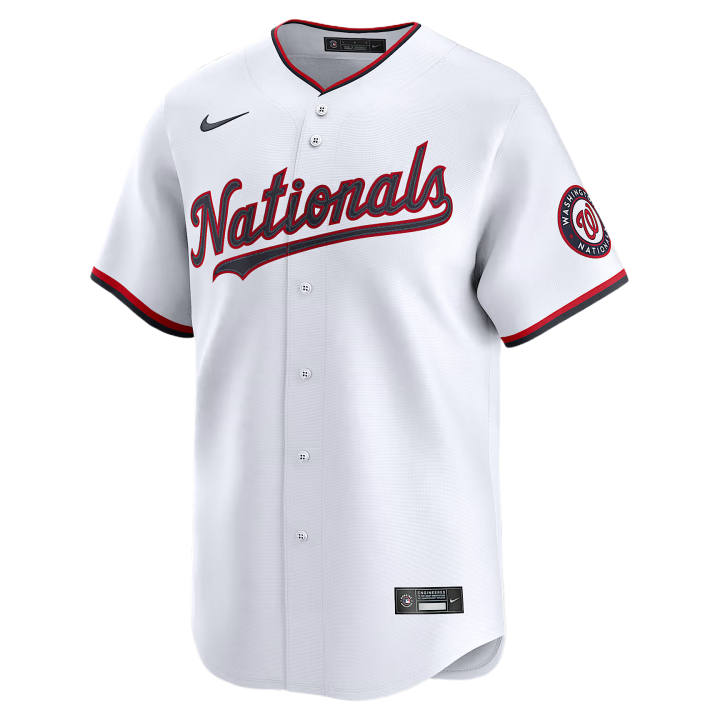 Nike Nike Dri Fit Baseball Jerseys Men's White V Neck Moderate
