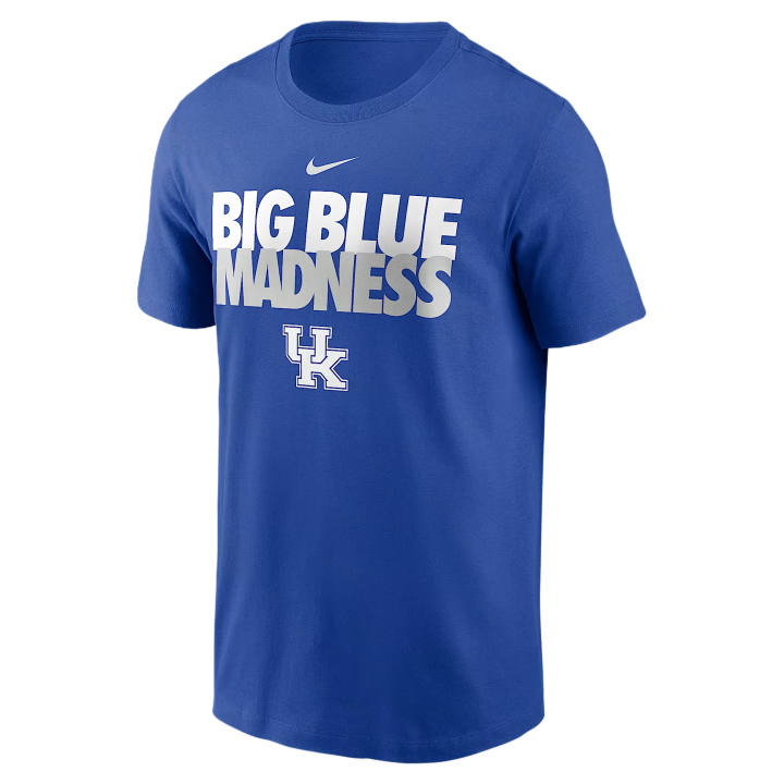 Nike Nike College T Shirts Men's Royal Crew Neck