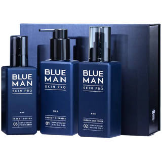 BLUE MAN Men's Revitalizing Energy Skincare Set Premium Box