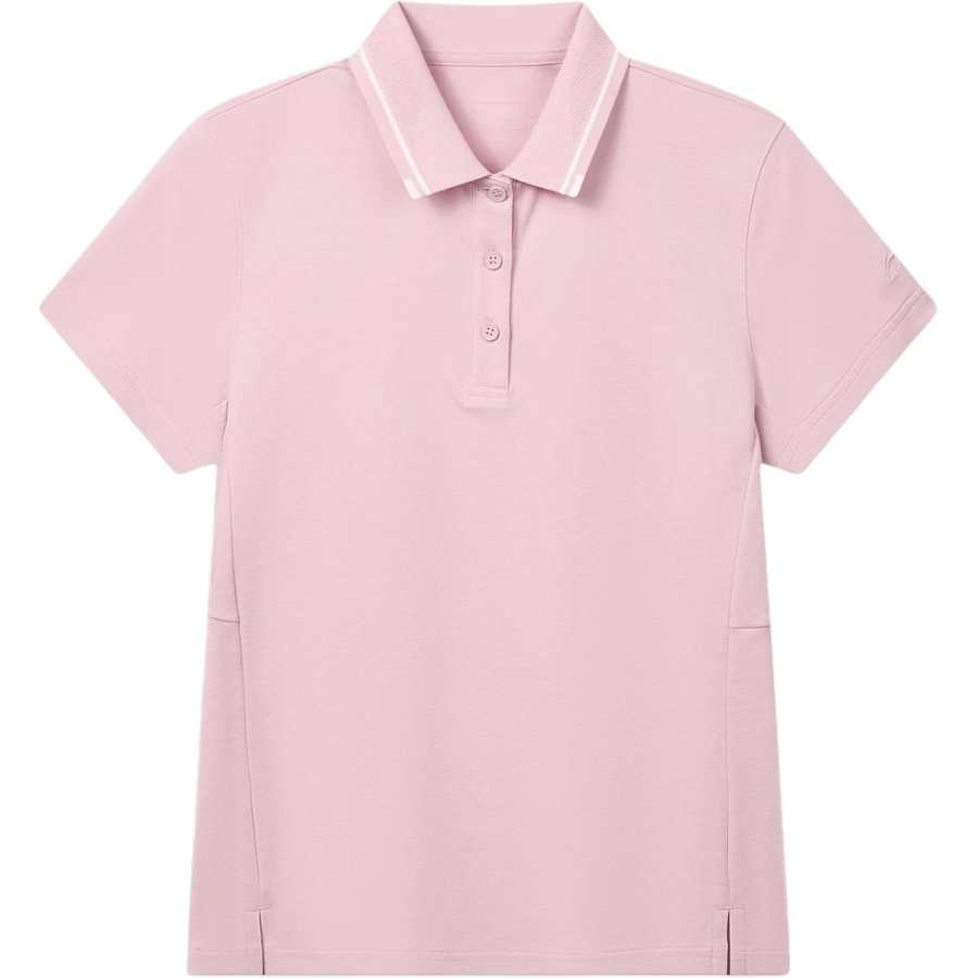 Li-Ning Li Ning Sports Life Collection Polo Shirts Women's Cardamom Powder Polo Collar Moderate Other