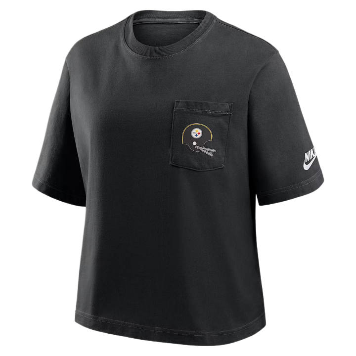 Nike Nike Rugby Jerseys Women's Black Crew Neck Moderate
