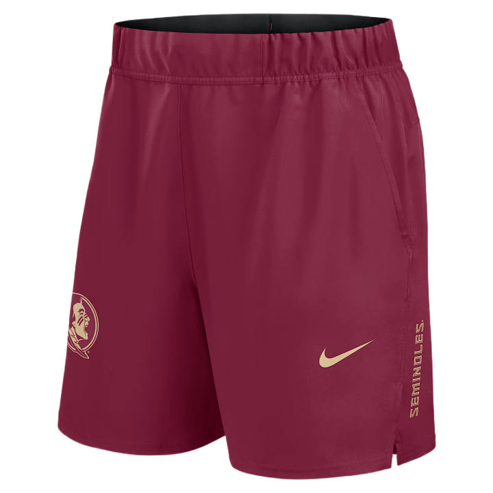 Nike Nike Dri Fit College Casual Shorts Men's Garnet Moderate