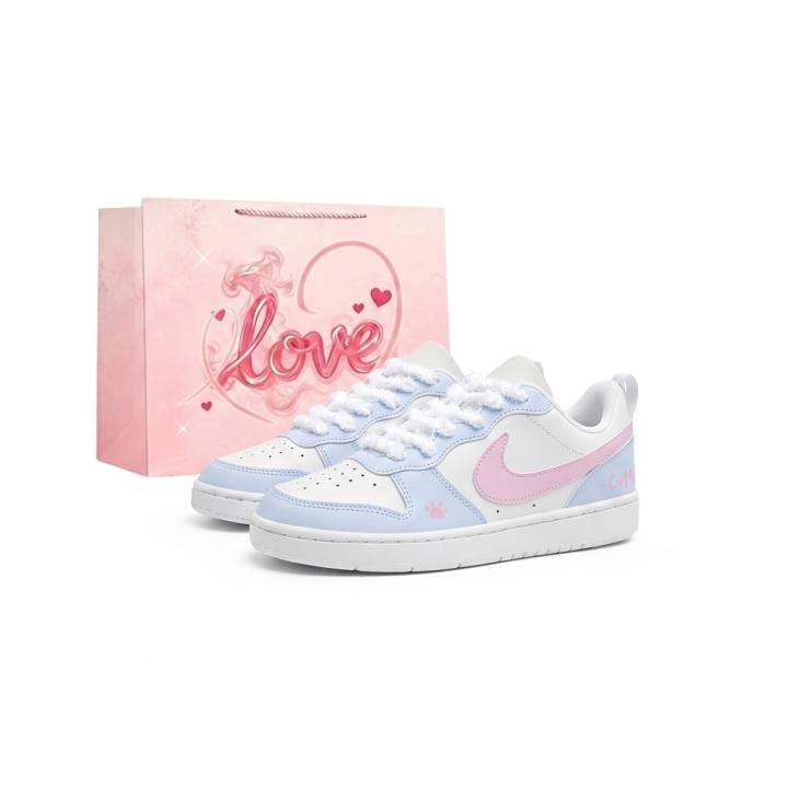 Nike Nike Court Borough Skateboard Shoes Women's Low Top White