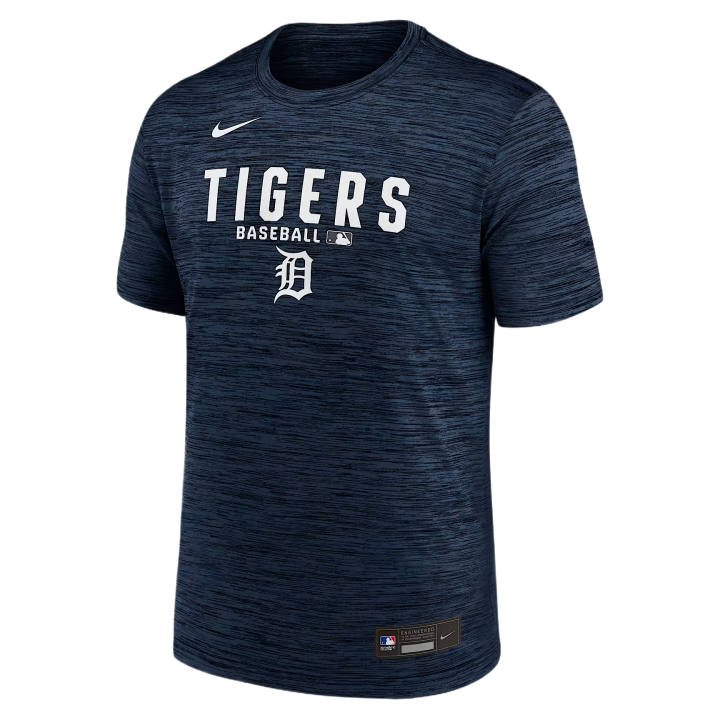 Nike Nike T Shirts Men's Marine Blue Crew Neck Moderate