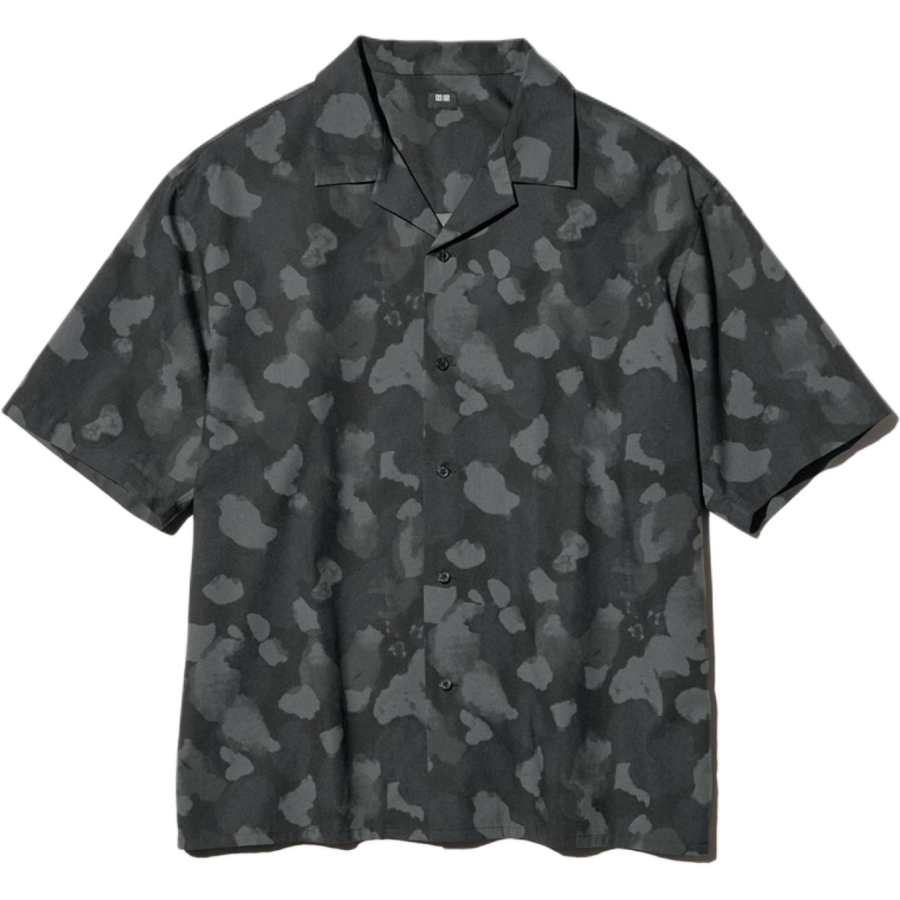 UNIQLO SS26 Shirts Men's Black Moderate Other