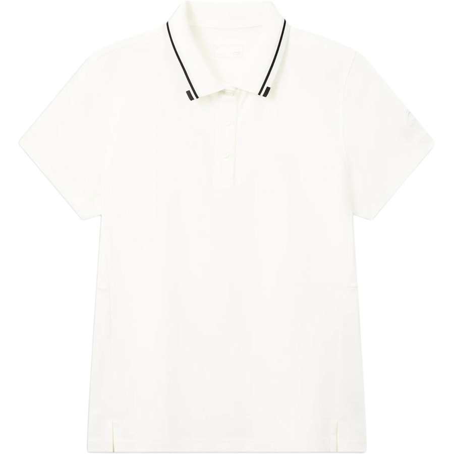 Li-Ning Li Ning Sports Life Collection Polo Shirts Women's Ivory Polo Collar Moderate
