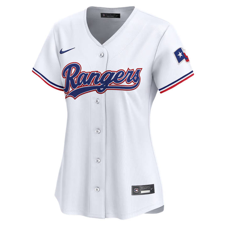 Nike Nike Dri FIT ADV Baseball Jerseys Women's White V Neck Moderate