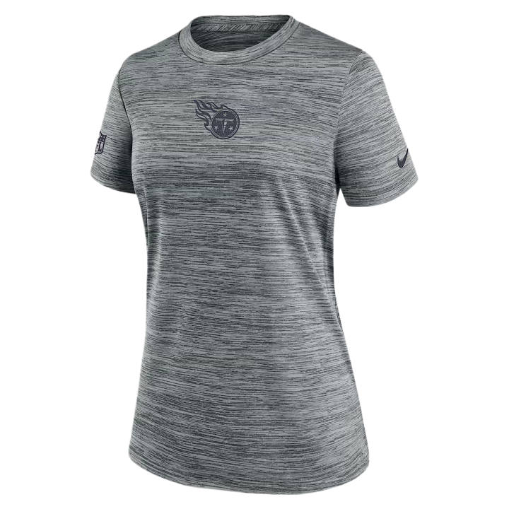 Nike Nike T Shirts Women's Gray Heather Crew Neck Moderate