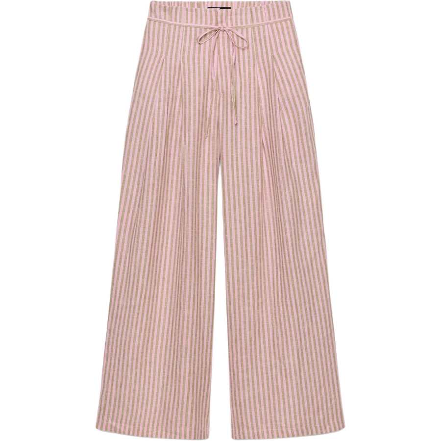 ZARA Casual Pants Women's Pink Moderate Wide Leg Pants