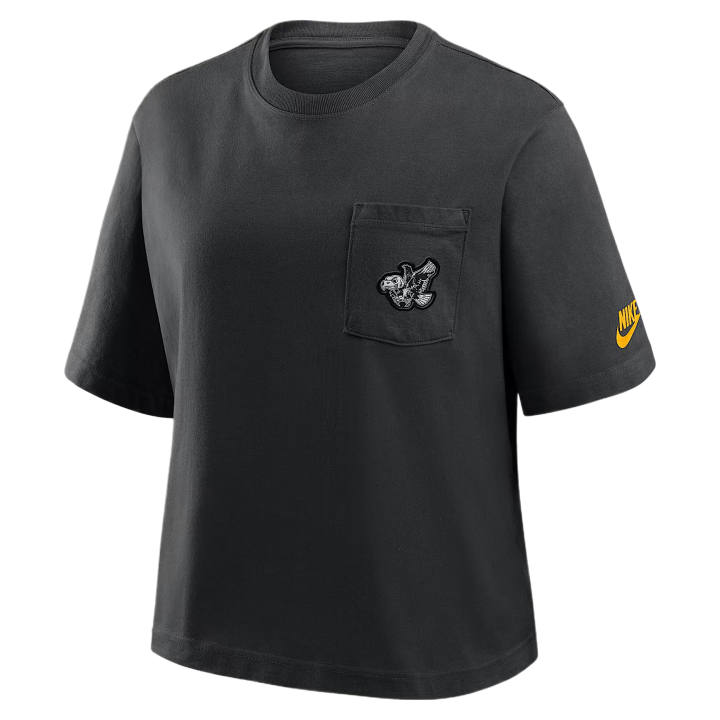 Nike Nike Iowa T Shirts Women's Black Crew Neck Moderate