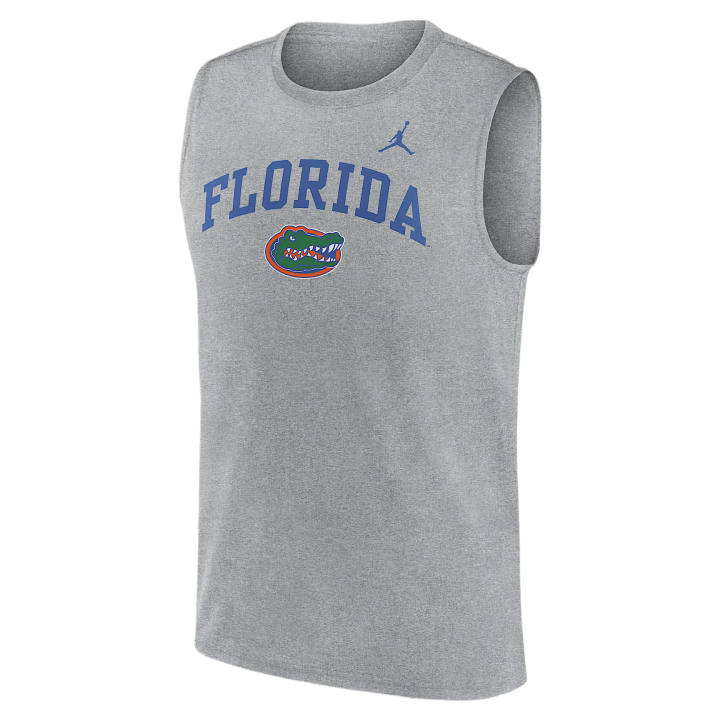 Jordan Jordan Tank Tops Men's Gray Crew Neck Moderate Other