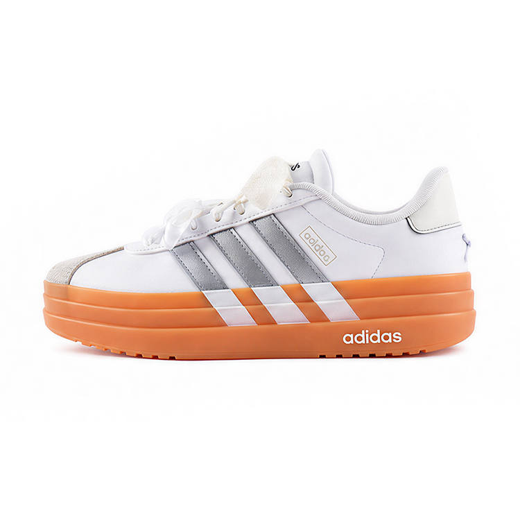 Adidas Adidas VL Court Bold Skateboard Shoes Women's Low Top Gray/White