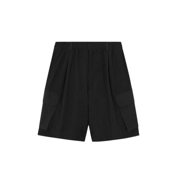 New Balance New Balance Cargo Shorts Unisex Black Moderate Wide Leg Pants