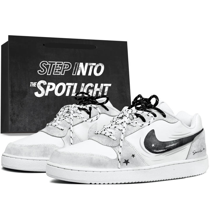 Nike Nike EBERNON Skateboard Shoes Men's Low Top Black