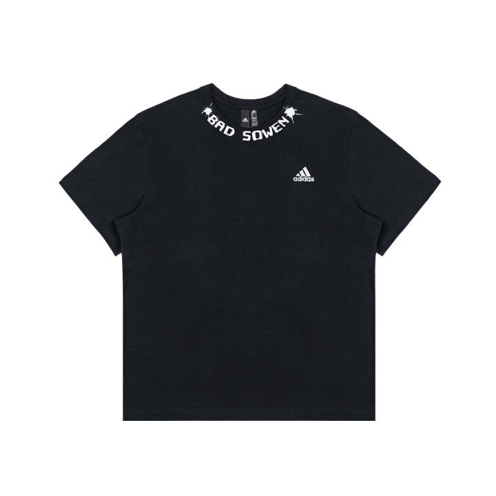 Adidas Adidas MUST HAVES T Shirts Unisex Black Crew Neck Moderate Straight Fit