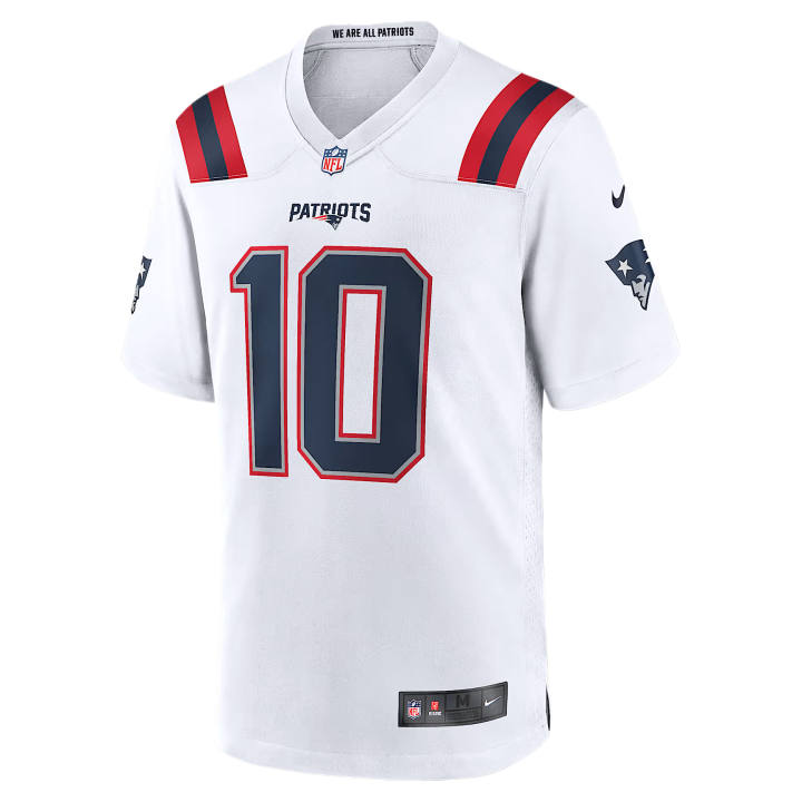 Nike Nike Rugby Jerseys Men's White V Neck Moderate