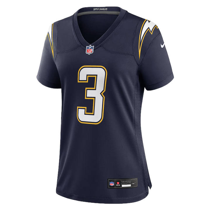Nike Nike Rugby Jerseys Women's Marine Blue V Neck Moderate