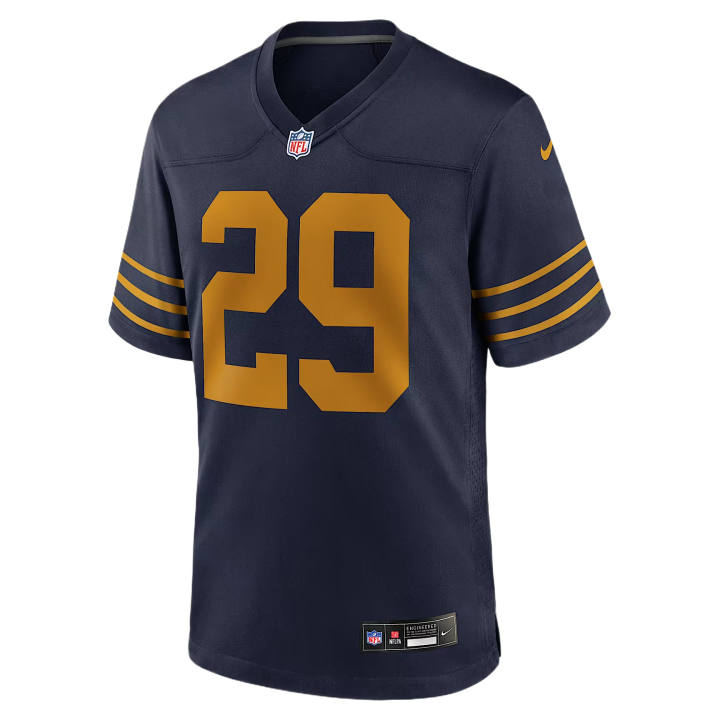 Nike Nike Rugby Jerseys Men's Marine Blue V Neck Moderate