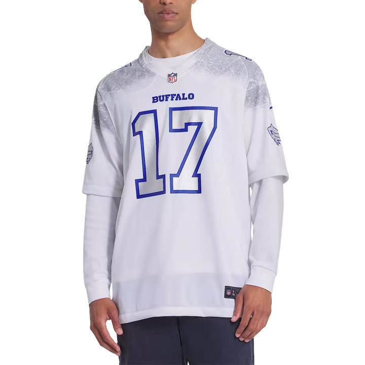Nike Nike NFL Rugby Jerseys Men's White Moderate