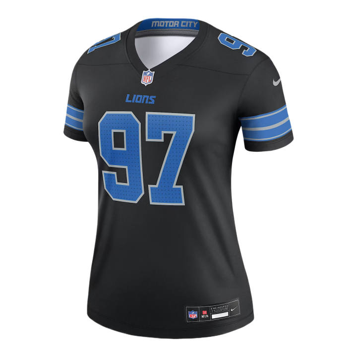 Nike Nike NFL Rugby Jerseys Women's Black V Neck Moderate