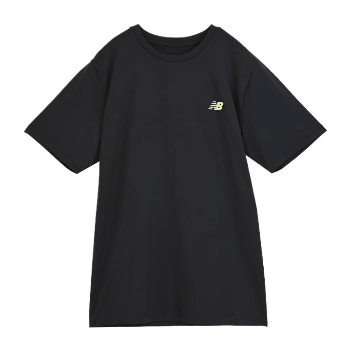 New Balance New Balance T Shirts Men's Black Crew Neck Moderate