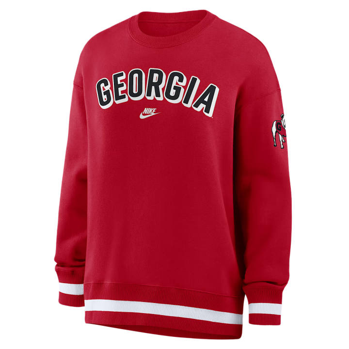 Nike Nike Sweatshirts Women's University Red Crew Neck Moderate