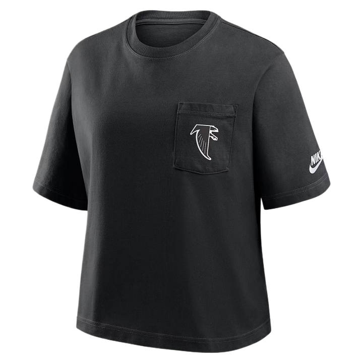 Nike Nike Atlanta Falcons T Shirts Women's Black Crew Neck Moderate