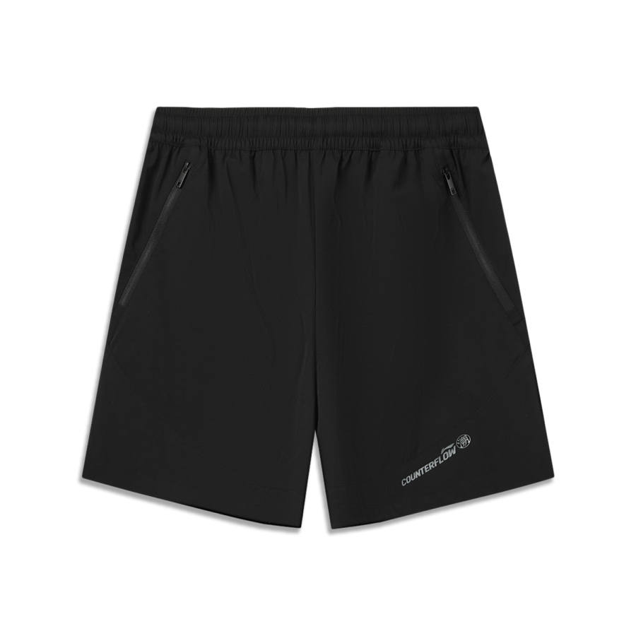 Li-Ning Li Ning Outdoor CF Tracing Sports Shorts Women's Black Moderate Straight Fit Pants