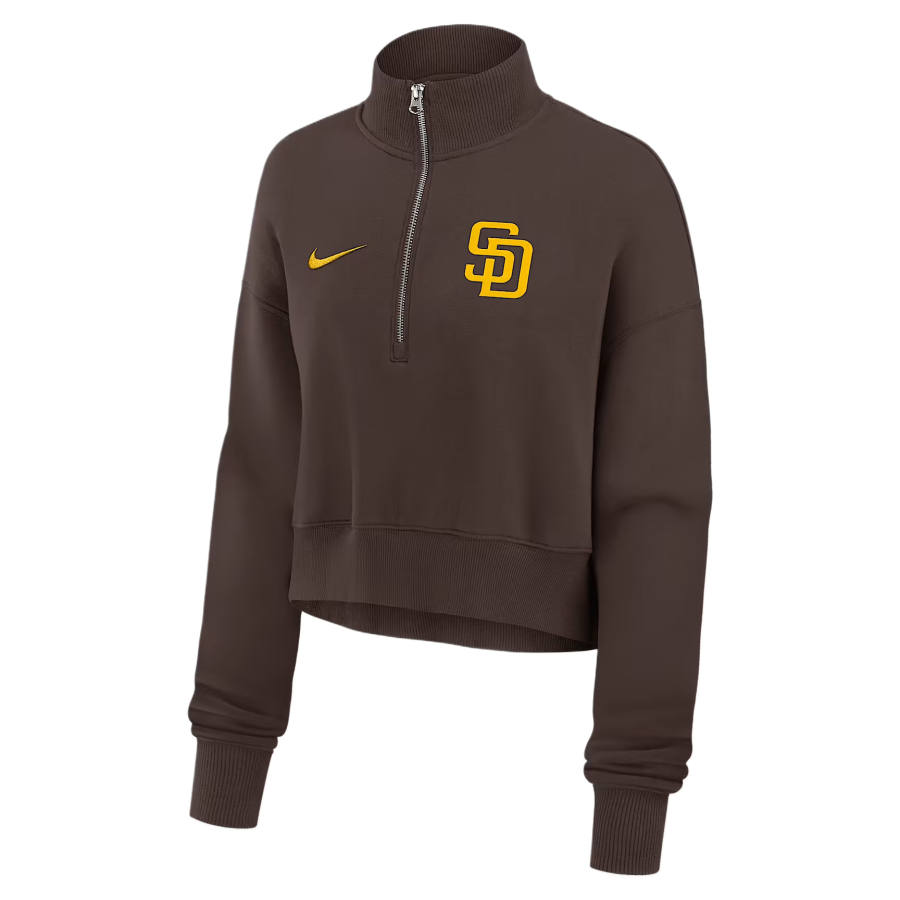 Nike Nike X MLB T Shirts Women's Brown Stand Collar Moderate