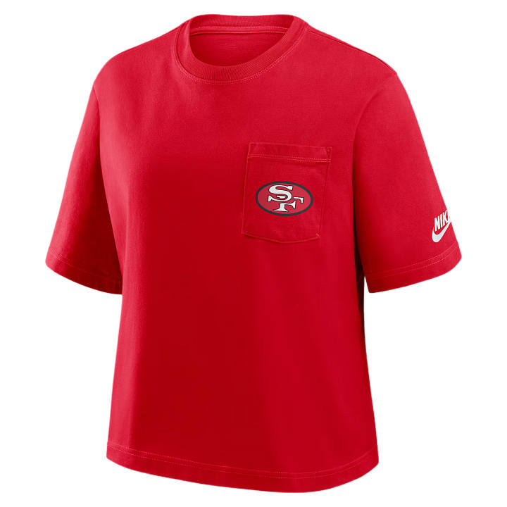 Nike Nike NFL T Shirts Women's Scarlet Crew Neck Moderate
