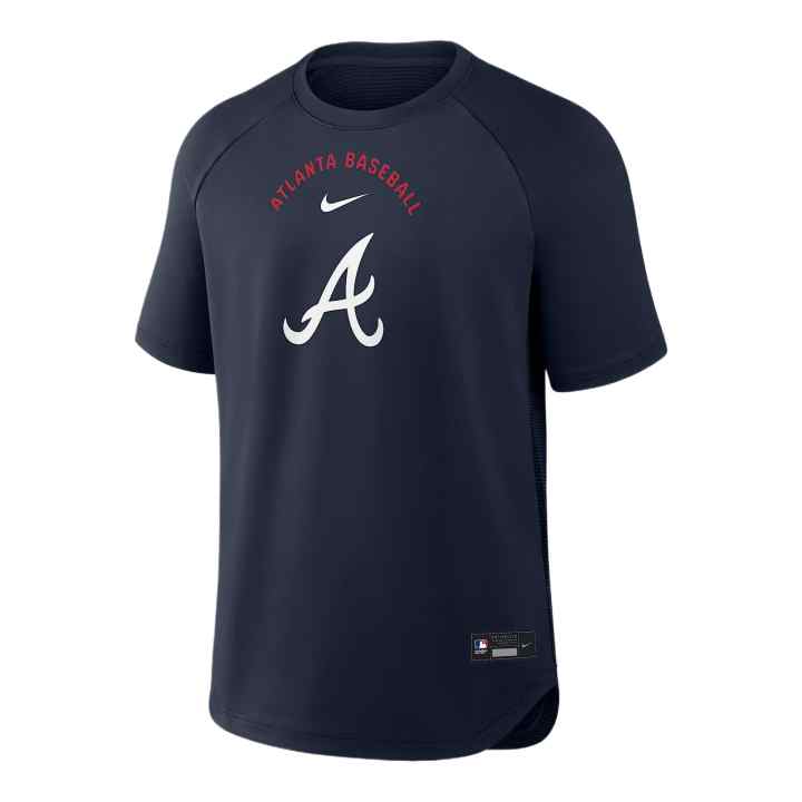 Nike Nike Atlanta Braves Sportswear Men's Blue Crew Neck Moderate