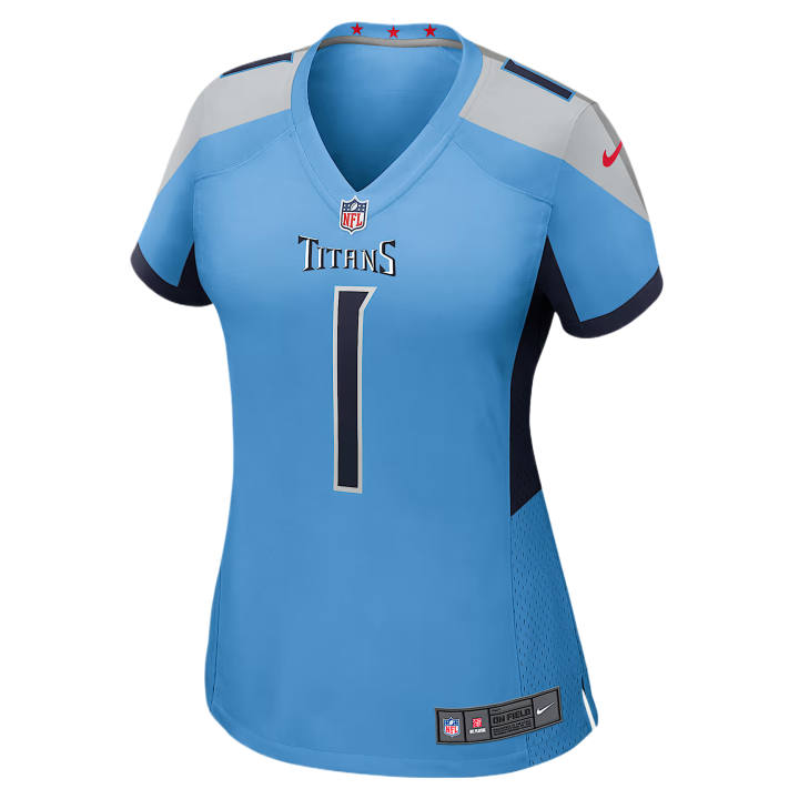 Nike Nike Rugby Jerseys Women's Light Blue V Neck Moderate
