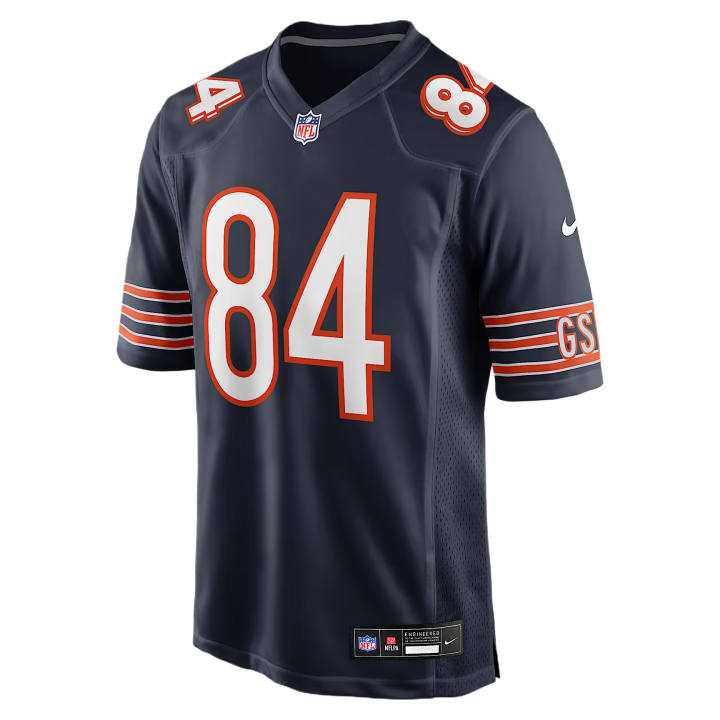 Nike Nike NFL Rugby Jerseys Men's Marine Blue V Neck Moderate
