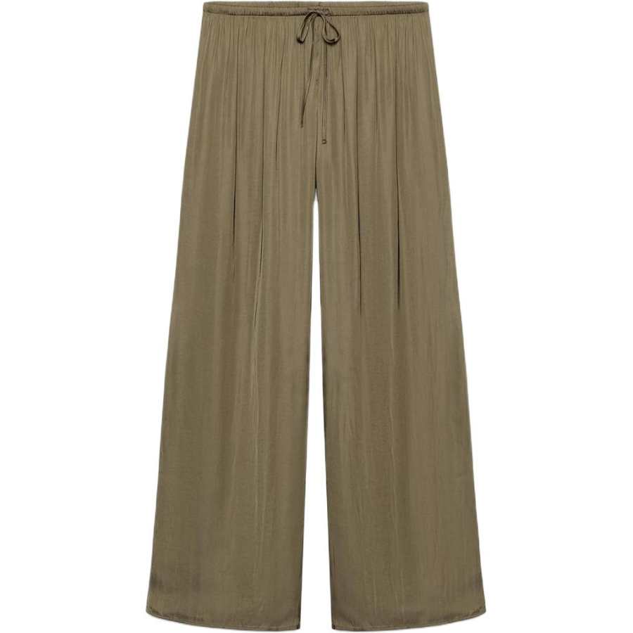 ZARA Casual Pants Women's Dark Khaki Moderate Wide Leg Pants