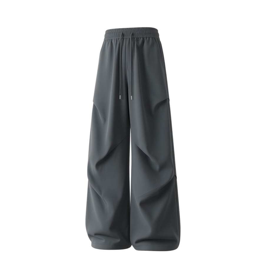 GWAF Casual Pants Unisex Thin Straight Fit Pants
