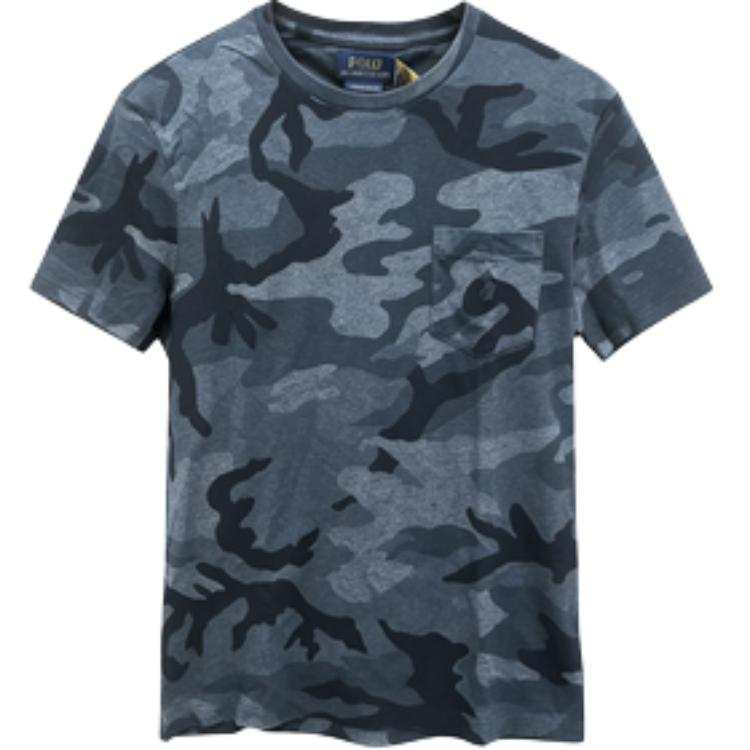 Polo Ralph Lauren T Shirts Men's Gray Crew Neck Moderate Other