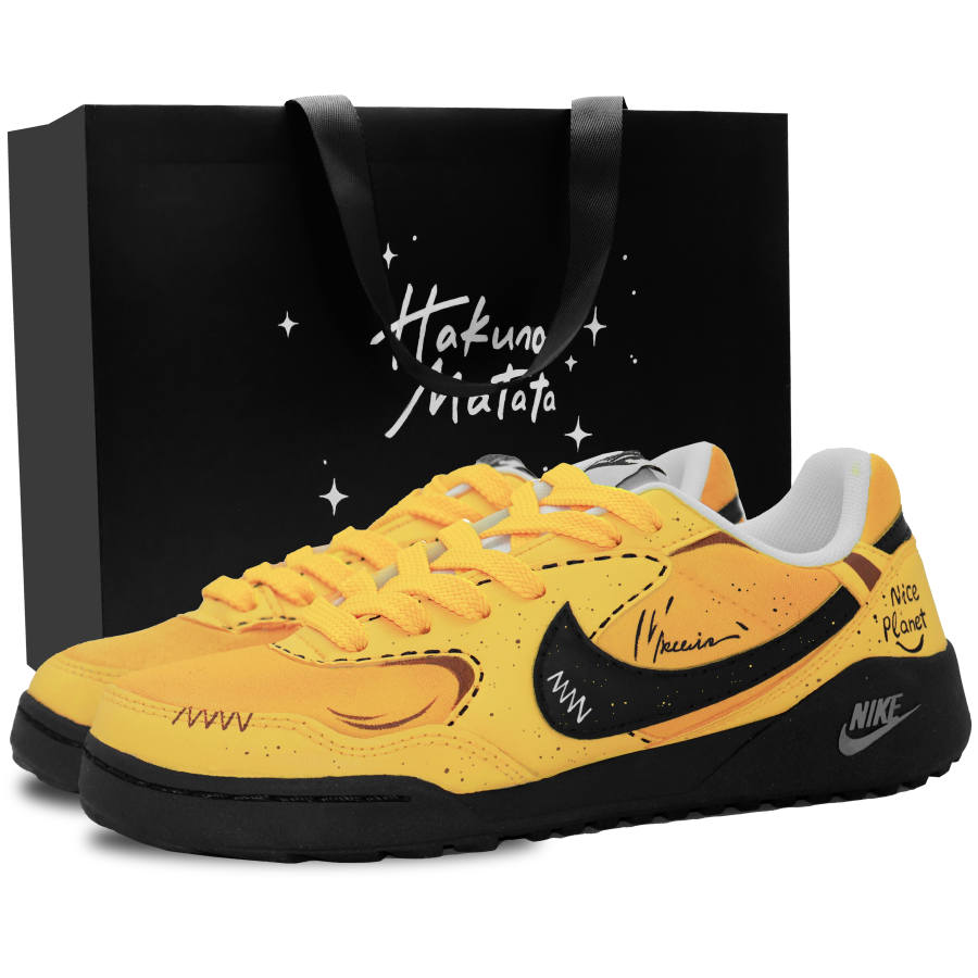 Nike Nike Terra Manta Casual Shoes Unisex Low Top Yellow/Black/White