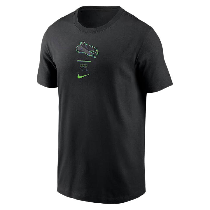 Nike Nike T Shirts Men's Black Crew Neck Moderate