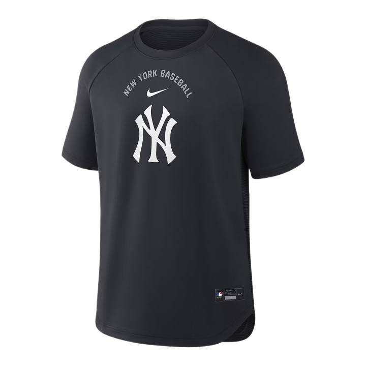 Nike Nike X MLB Baseball Jerseys Men's Asphalt Blue Crew Neck Moderate