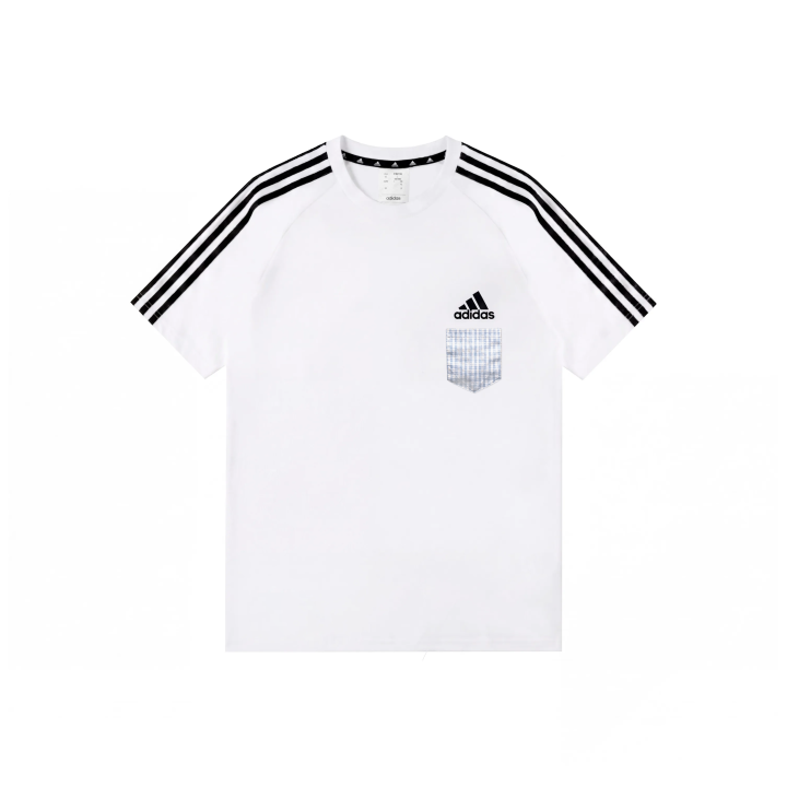 Adidas Adidas T Shirts Unisex White Crew Neck Moderate Straight Fit