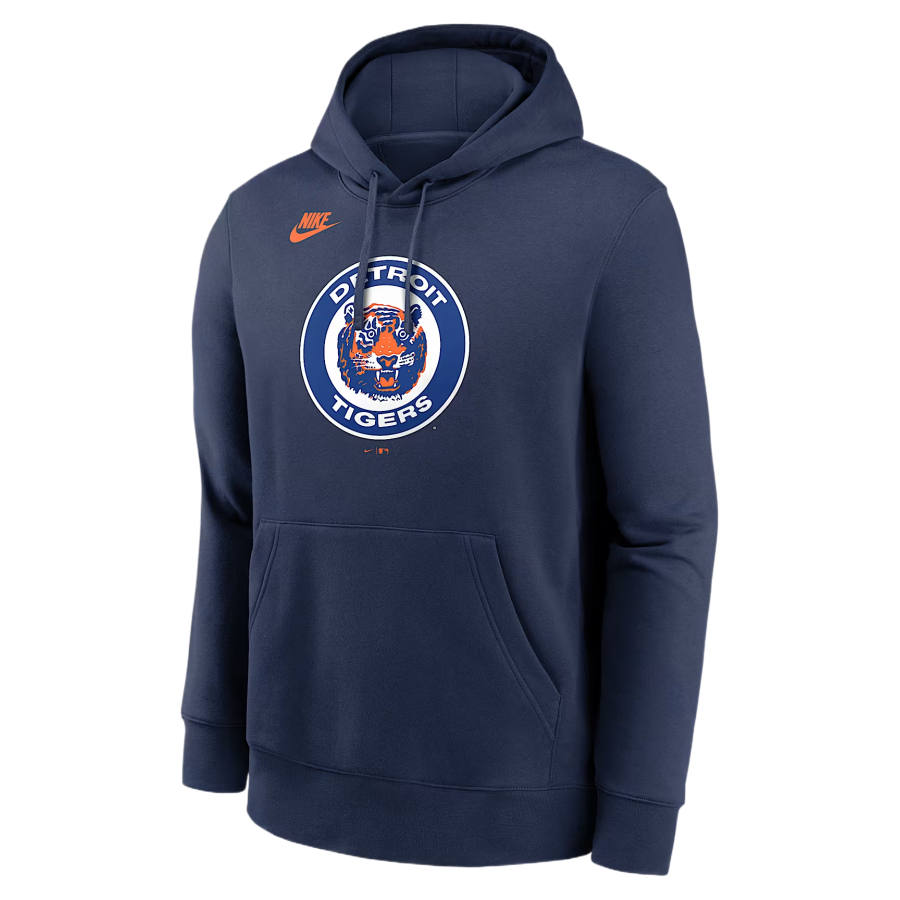 Nike Nike X MLB Sweatshirts Men's Marine Blue Hooded Non Detachable Moderate