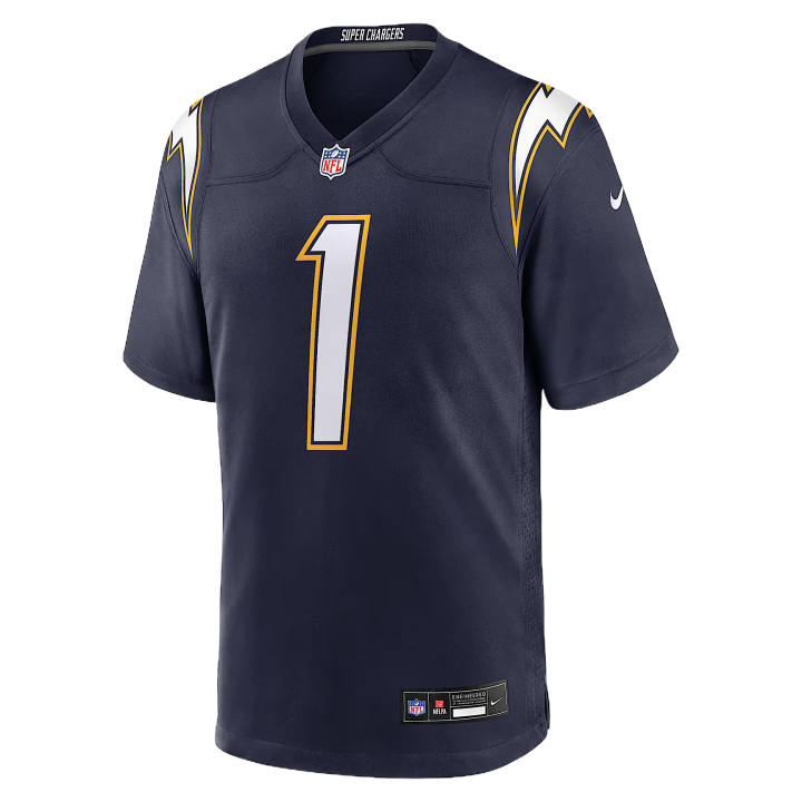 Nike Nike Rugby Jerseys Men's Marine Blue V Neck Moderate
